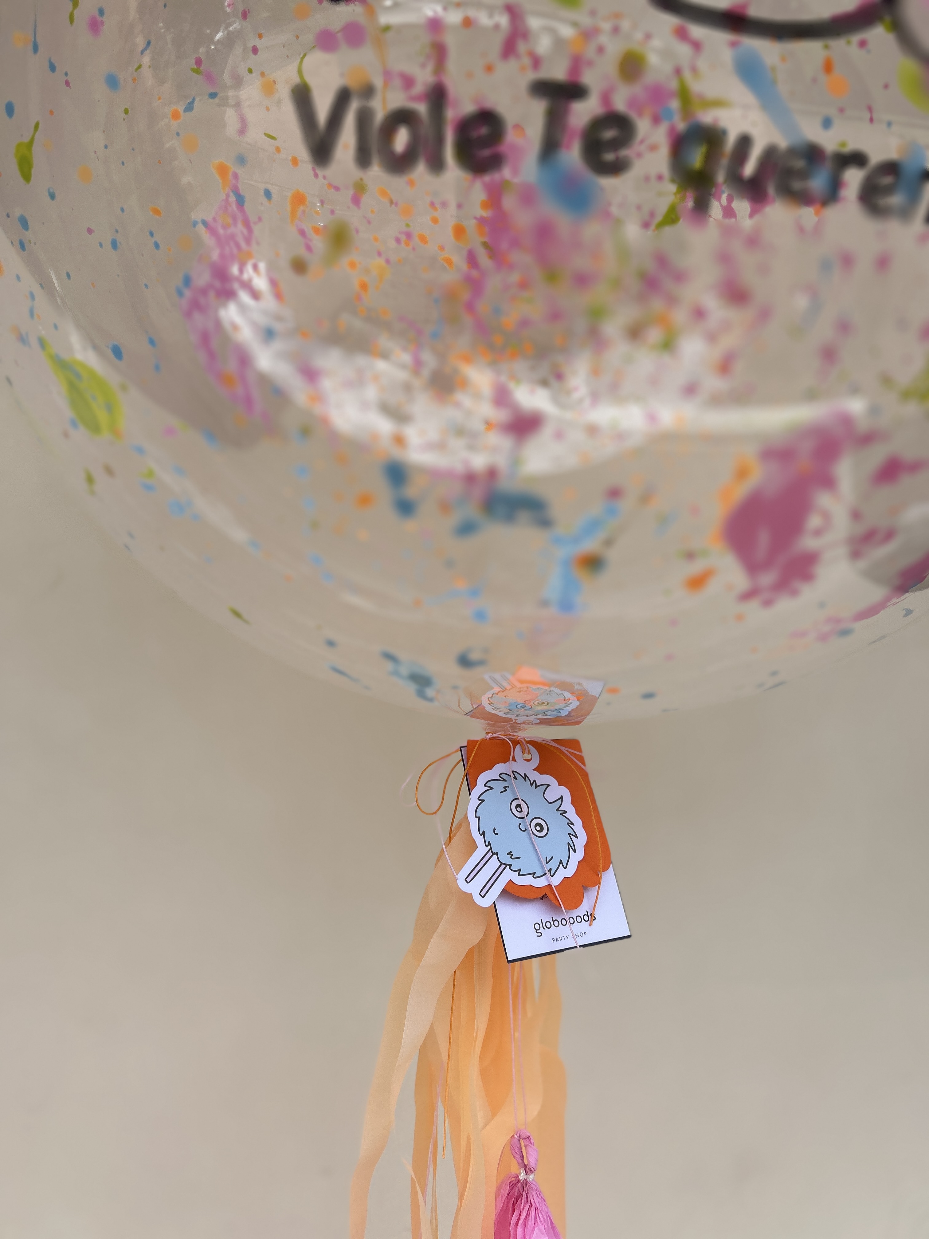 Globo burbuja helio recuperate