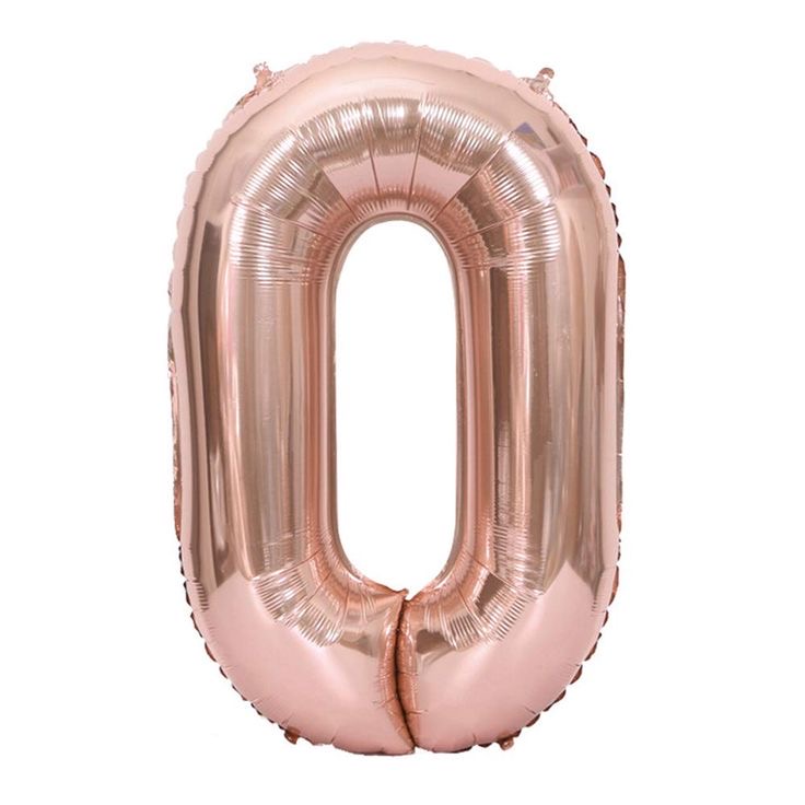 Globos metalizados oro rosa