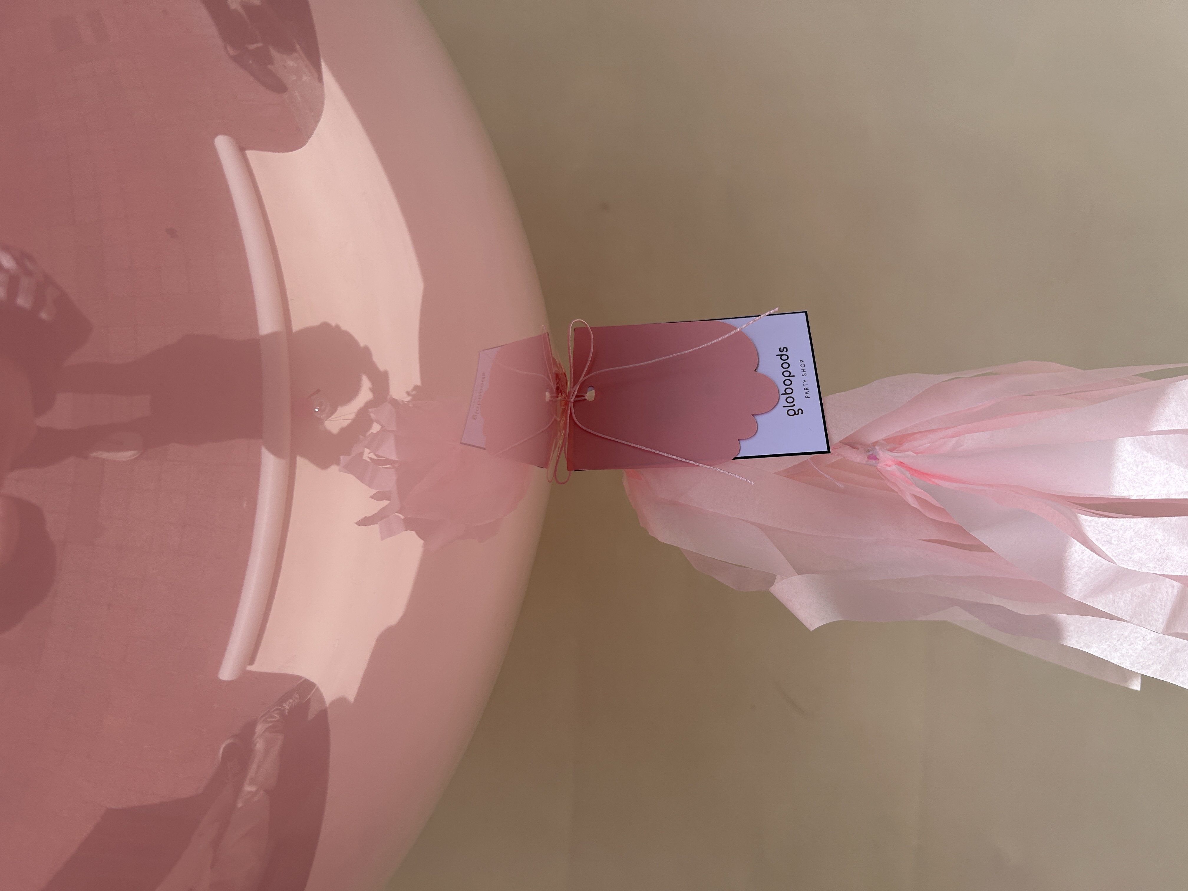 Globo Bienvenida Rosa 