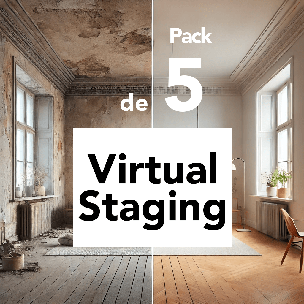 Pack de 5 Home Stagings Virtuels