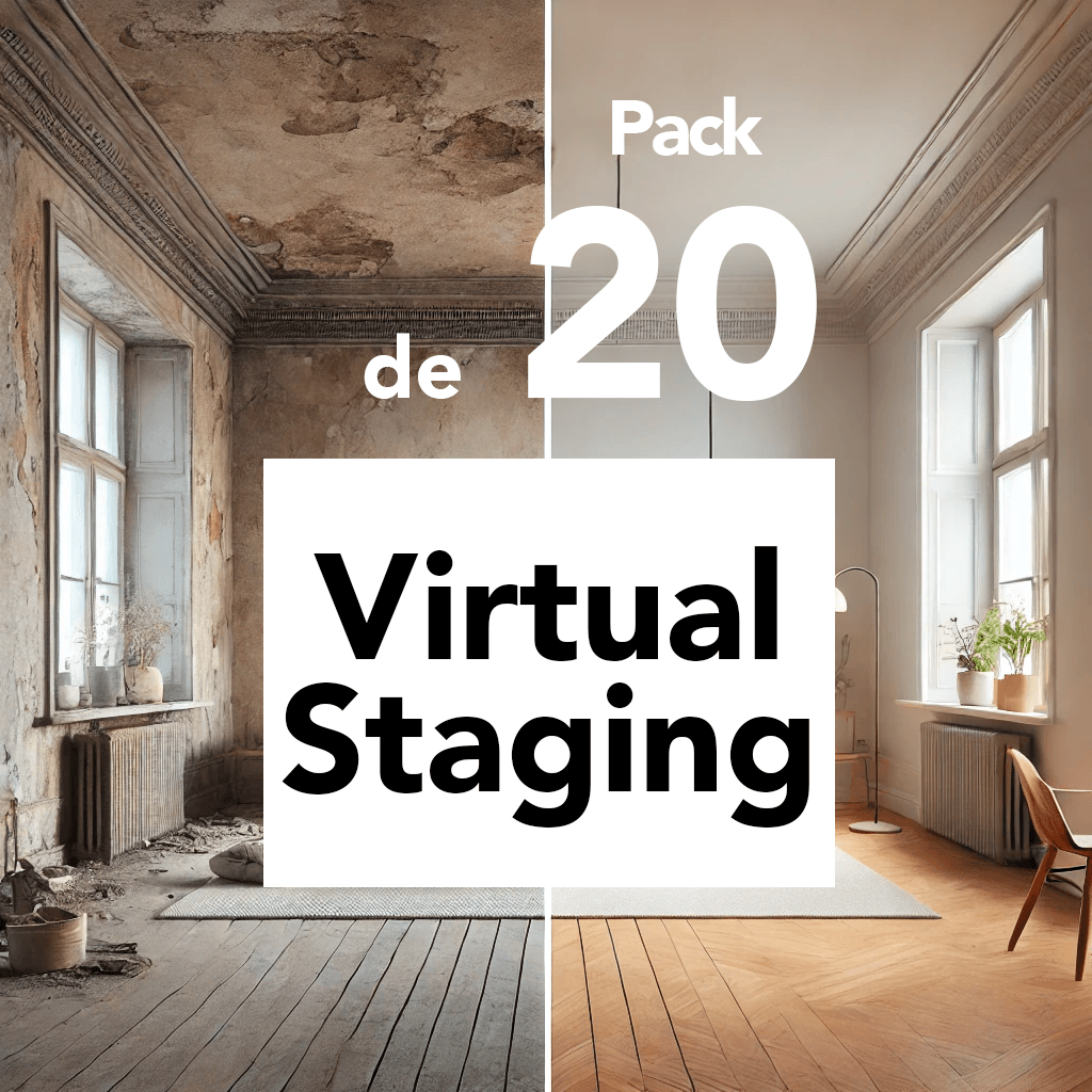 Pack de 20 Home Stagings Virtuels
