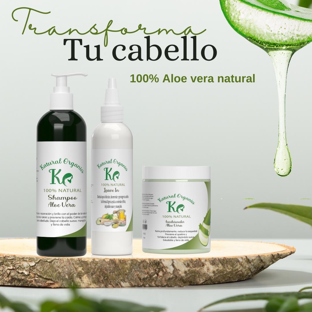 Natural Organic Aloe Vera Hair Care Set