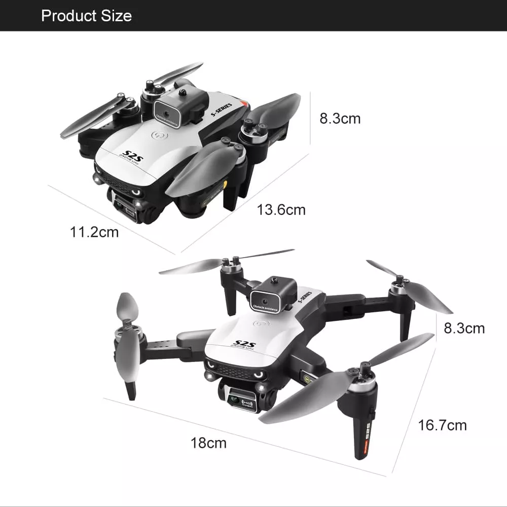 4K HD Foldable Mini Drone with Obstacle Avoidance