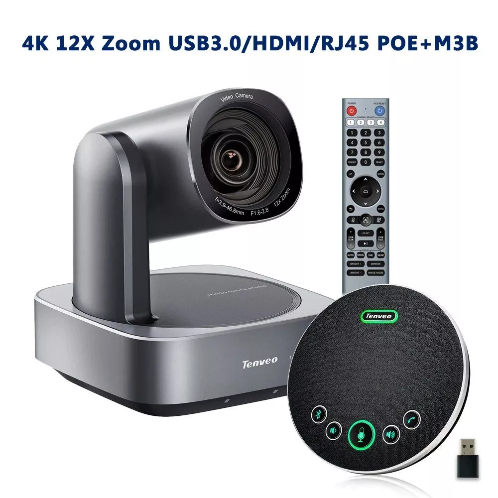 4K PTZ Conference Camera with 12x Zoom and HDMI