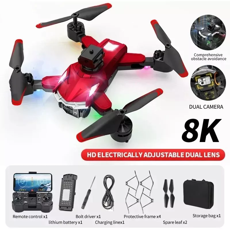 RED- 8K 5G GPS Dual-Camera Professional Drone for Aerial Photography PRO