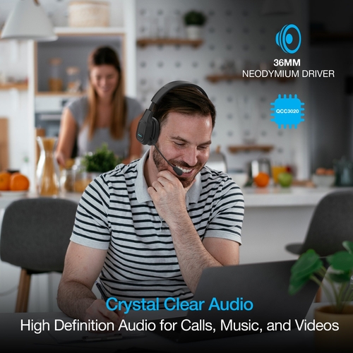 Naztech NXT-700 Xtreme Noise Cancelling Headset in sleek black. 