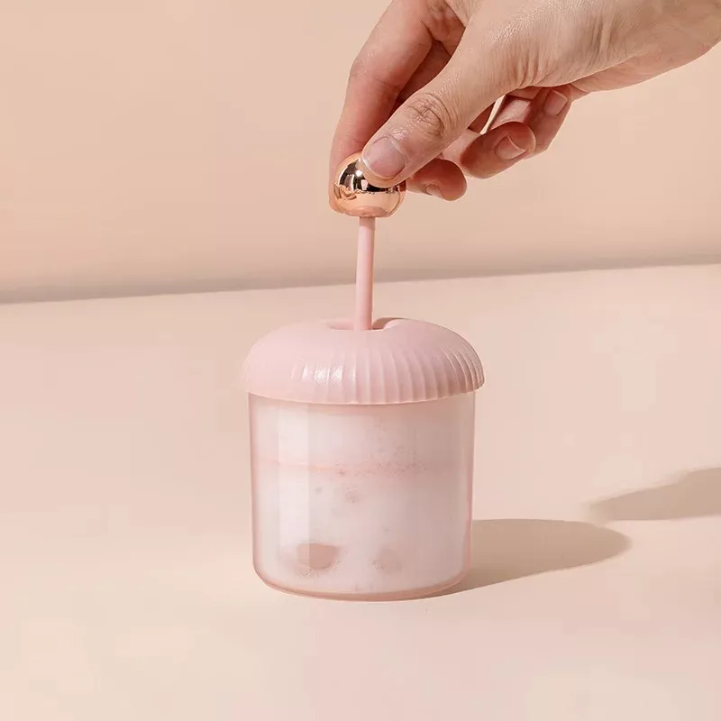 Pink Cotton Swab Dispenser