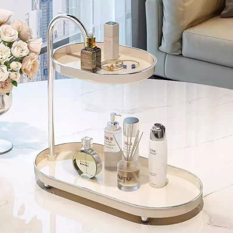 Two-tier cosmetic organizer