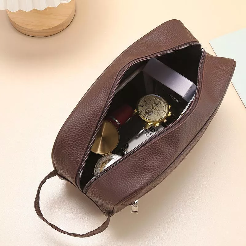 Leather Toiletry Bag