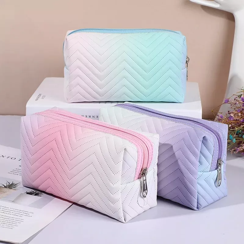 Gradient Color Cosmetic Bags