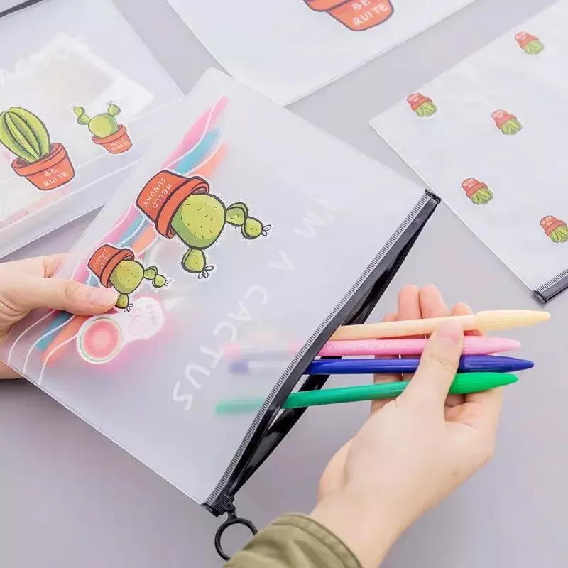 Cactus Design Zipper Pouch