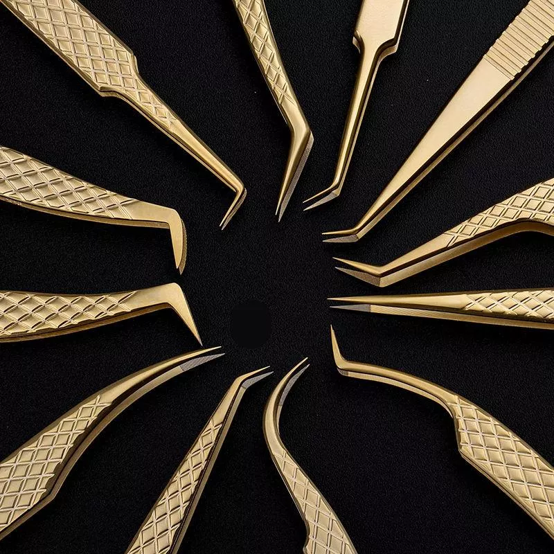 Professional Precision Tweezers Set