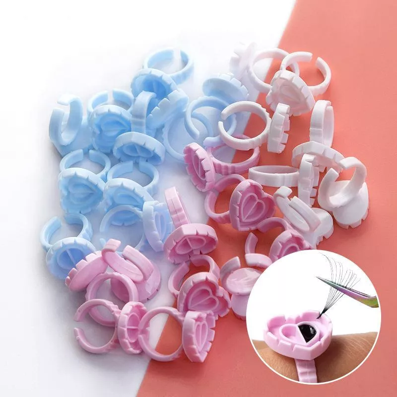 Eyelash Extension Glue Rings