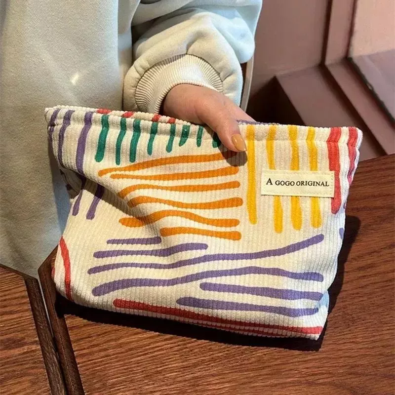 Colorful Patterned Clutch Bag