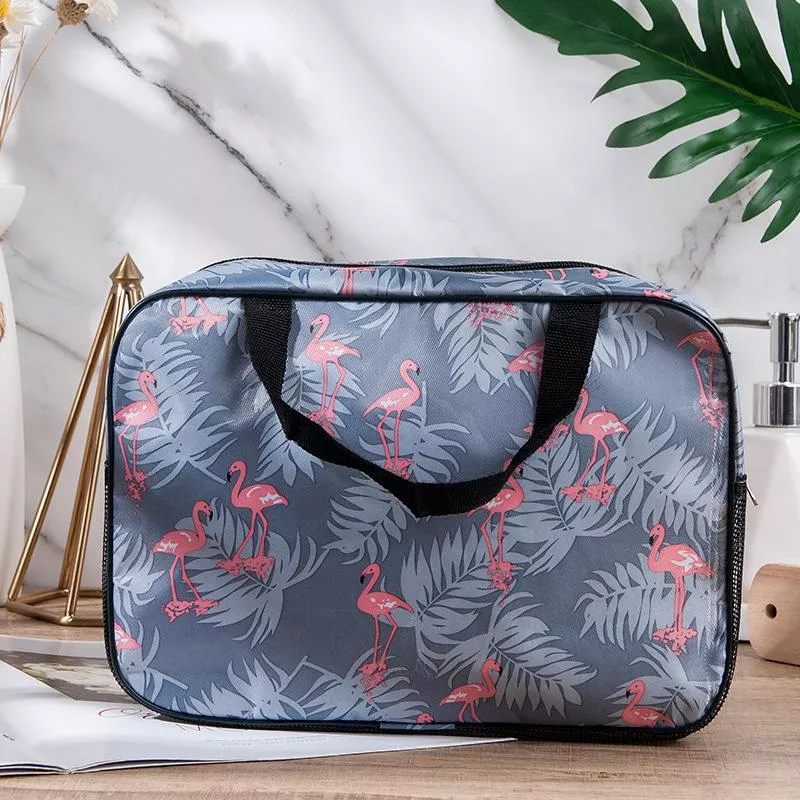 Flamingo Printed Travel Bag