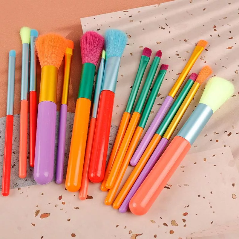 Colorful Makeup Brush Set