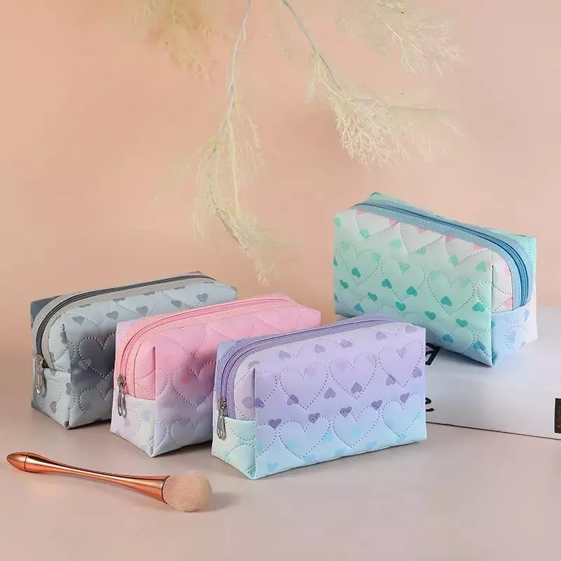 Set of Gradient Color Cosmetic Bags