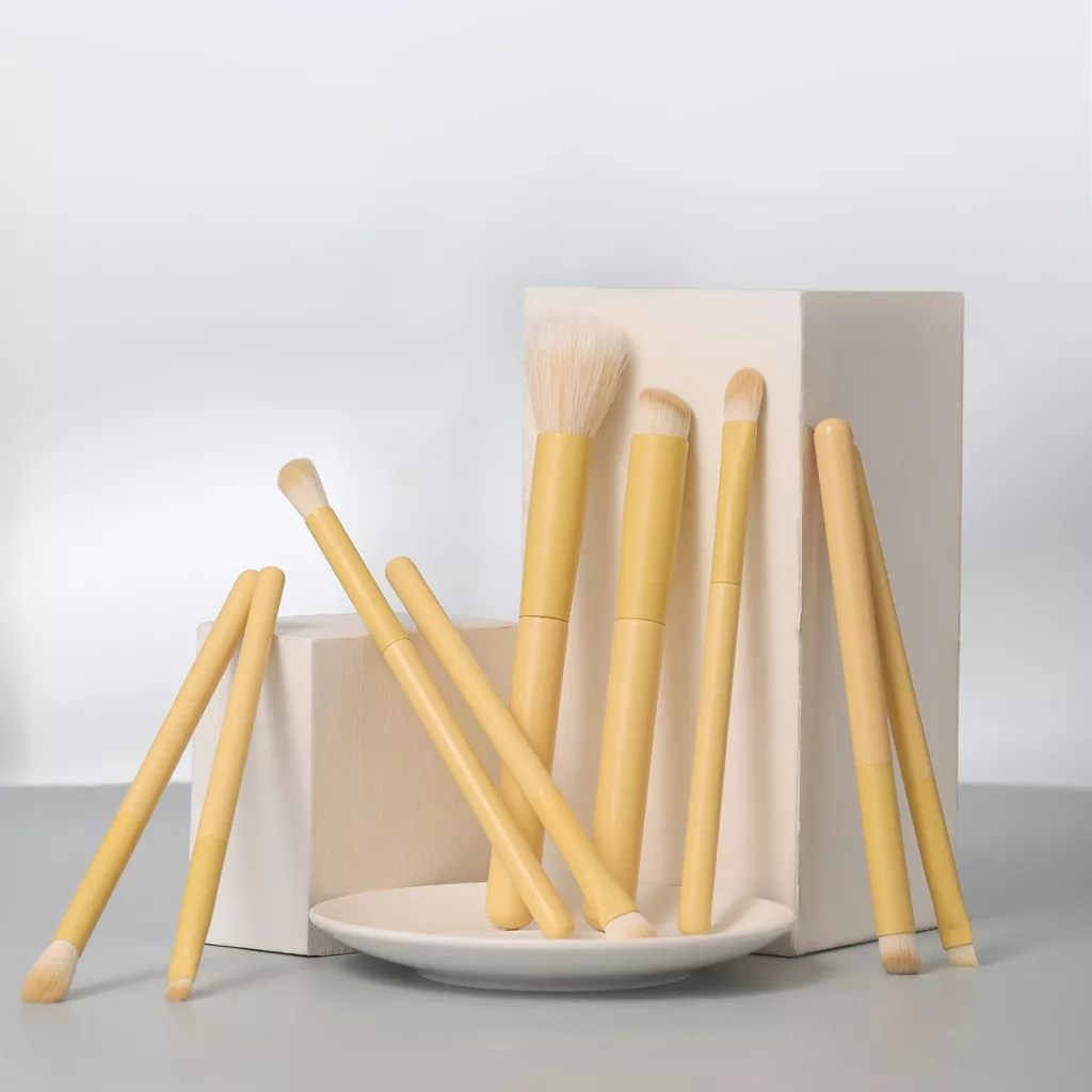 Bamboo Makeup Brush Set