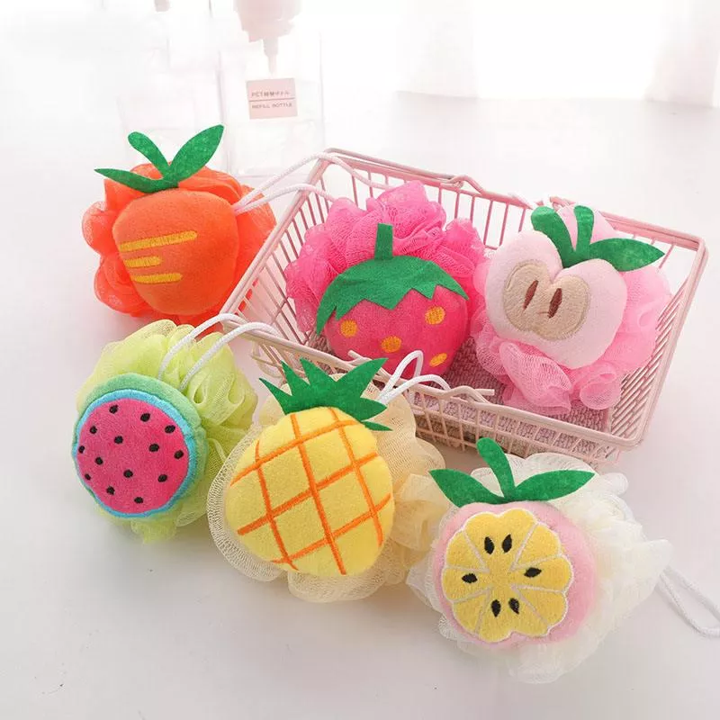 Fruit-themed Bath Sponges