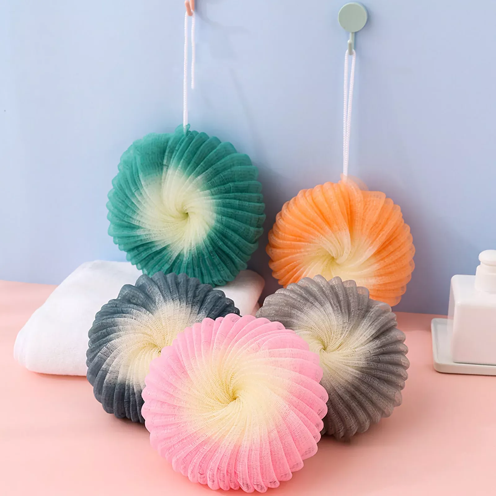 Shower Loofah Set