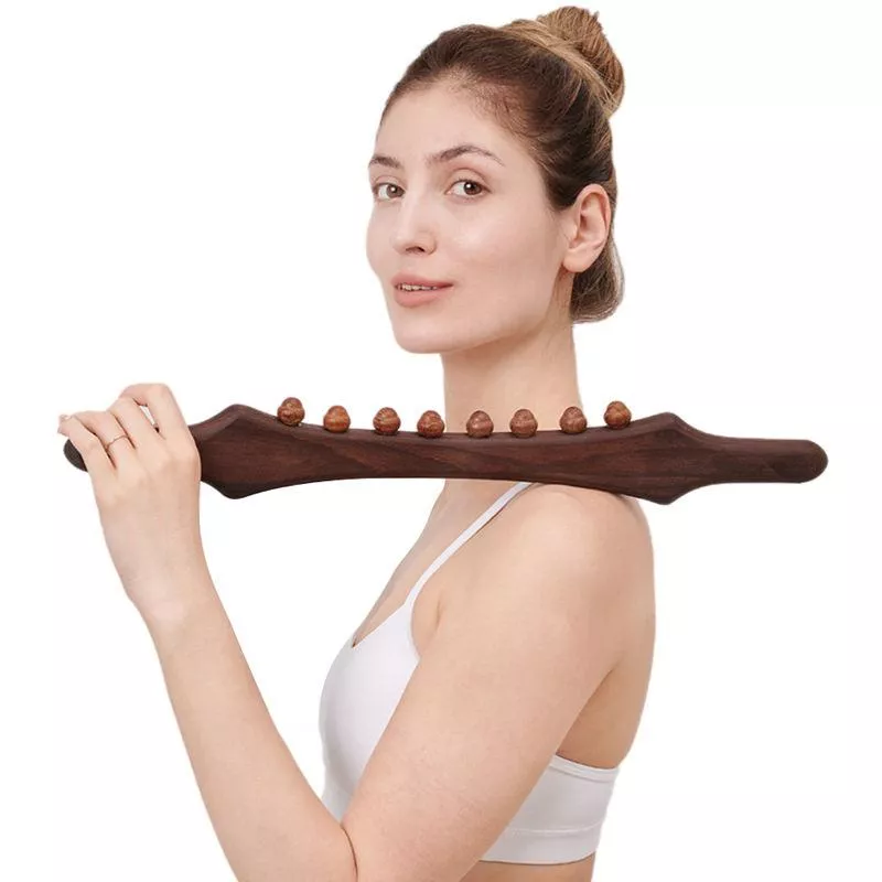 Wooden Neck and Shoulder Massager