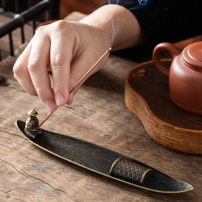 Boat-shaped Incense Holder