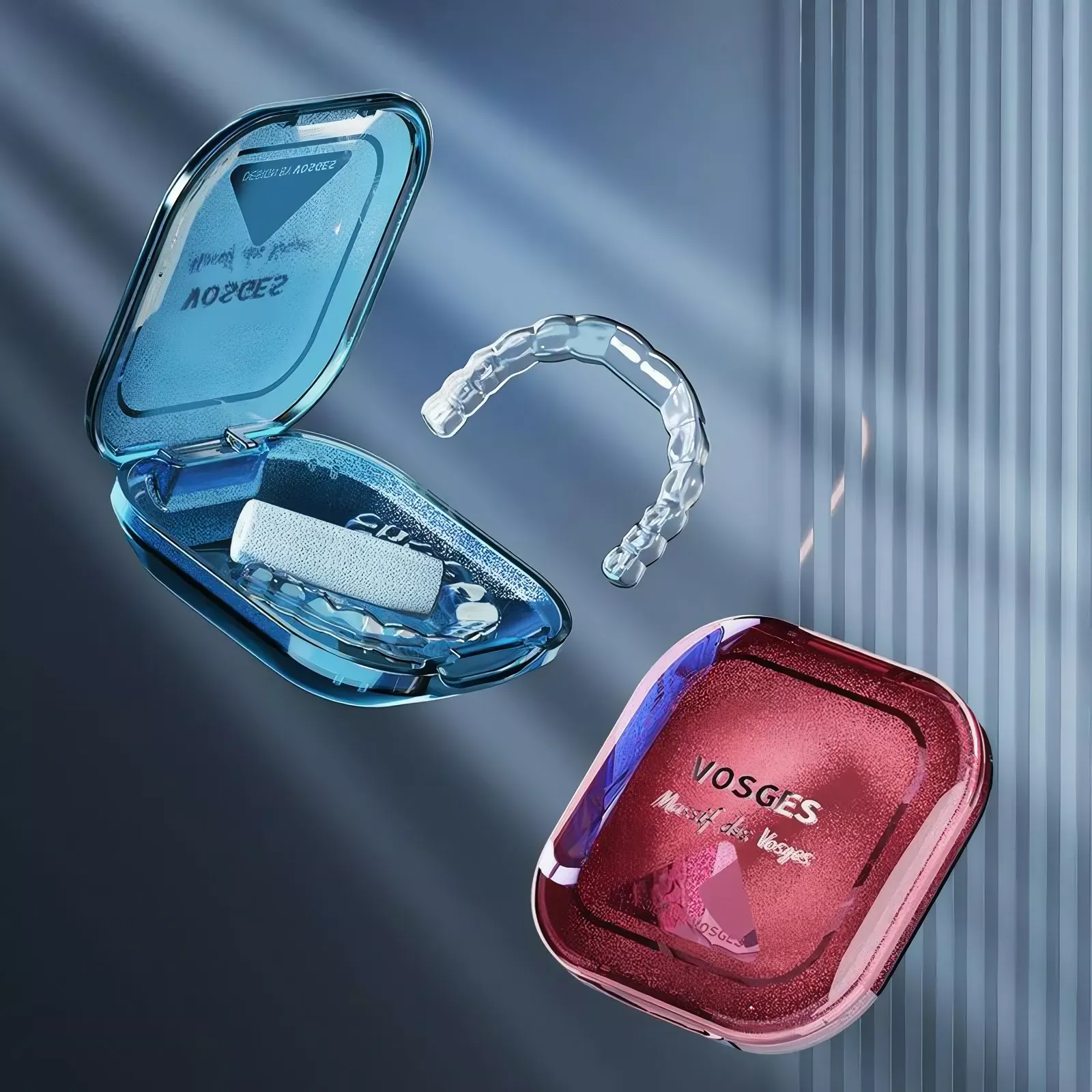 Clear Dental Aligners with Cases