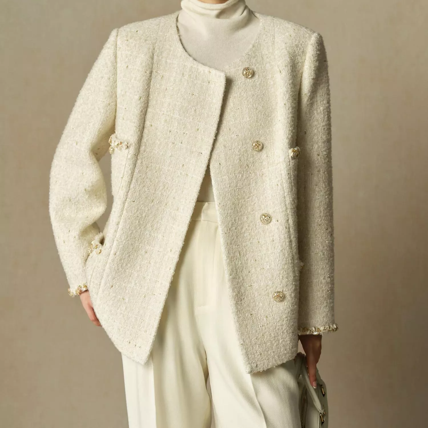 Elegant Cream Blazer