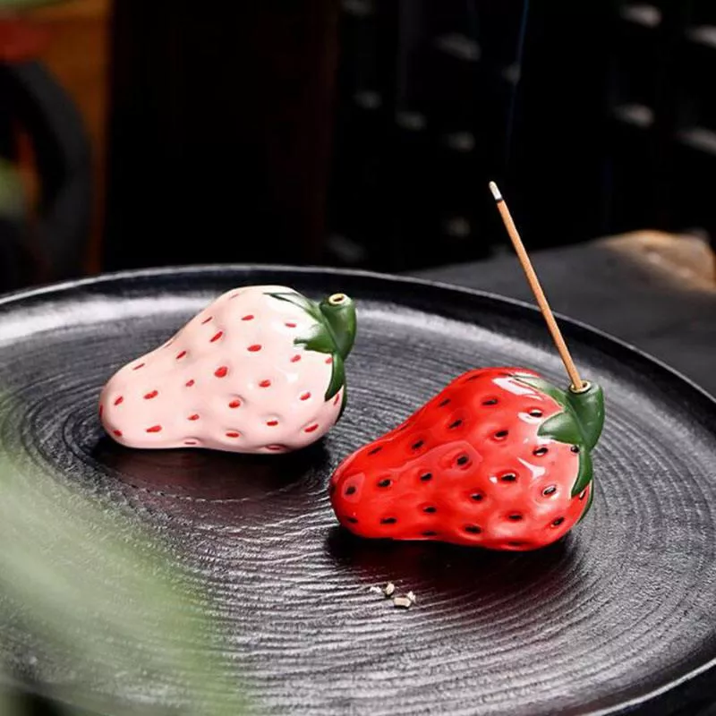 Strawberry Incense Holders