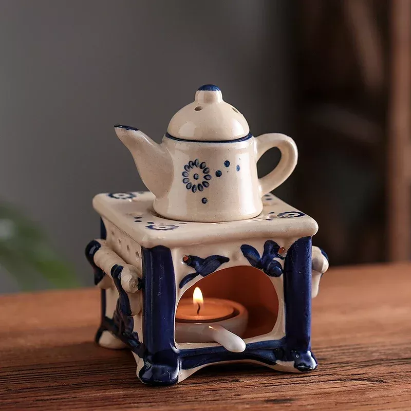 Ceramic Teapot Oil Burner