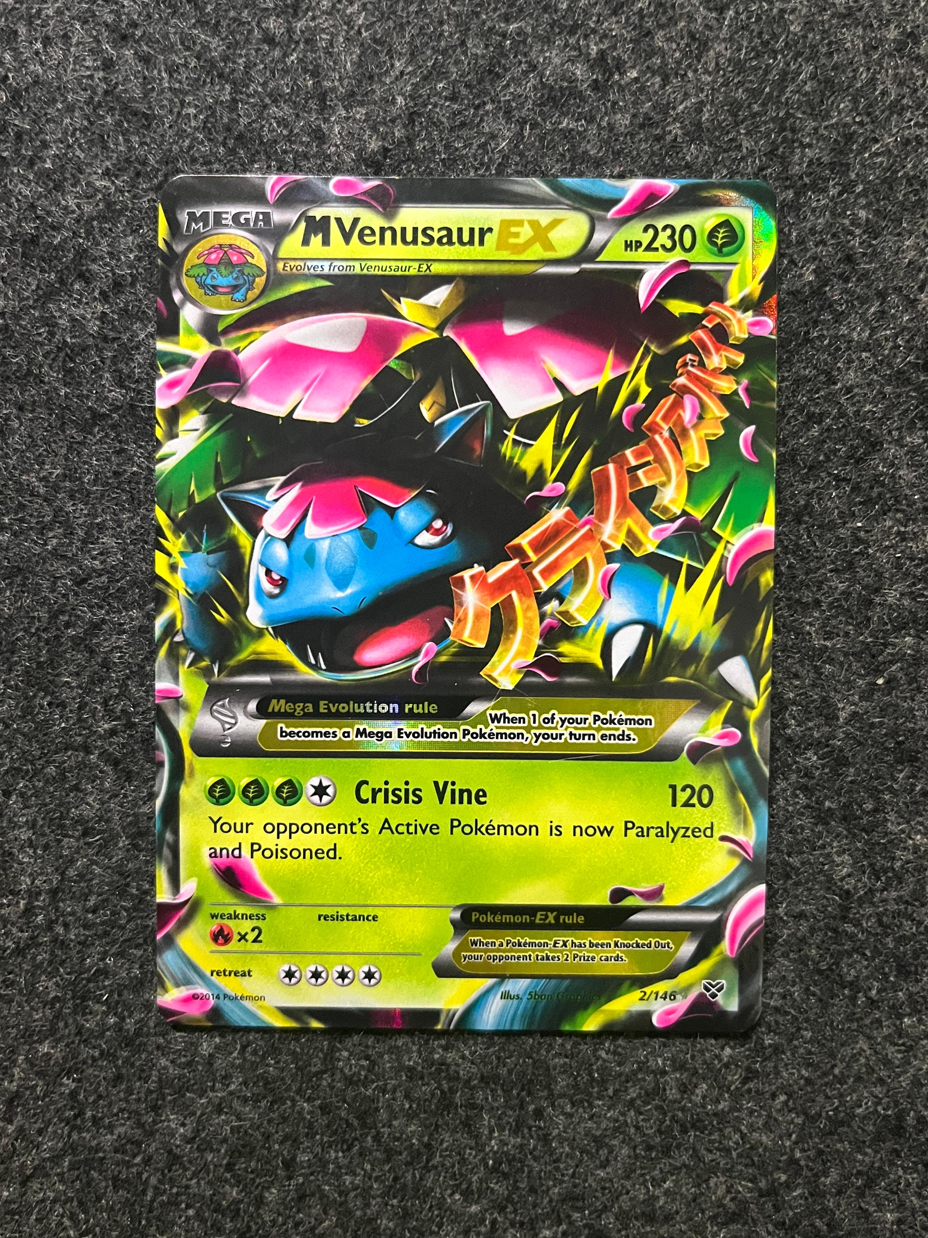 Carta De Mega Venusaur EX 2/146 XY ING
