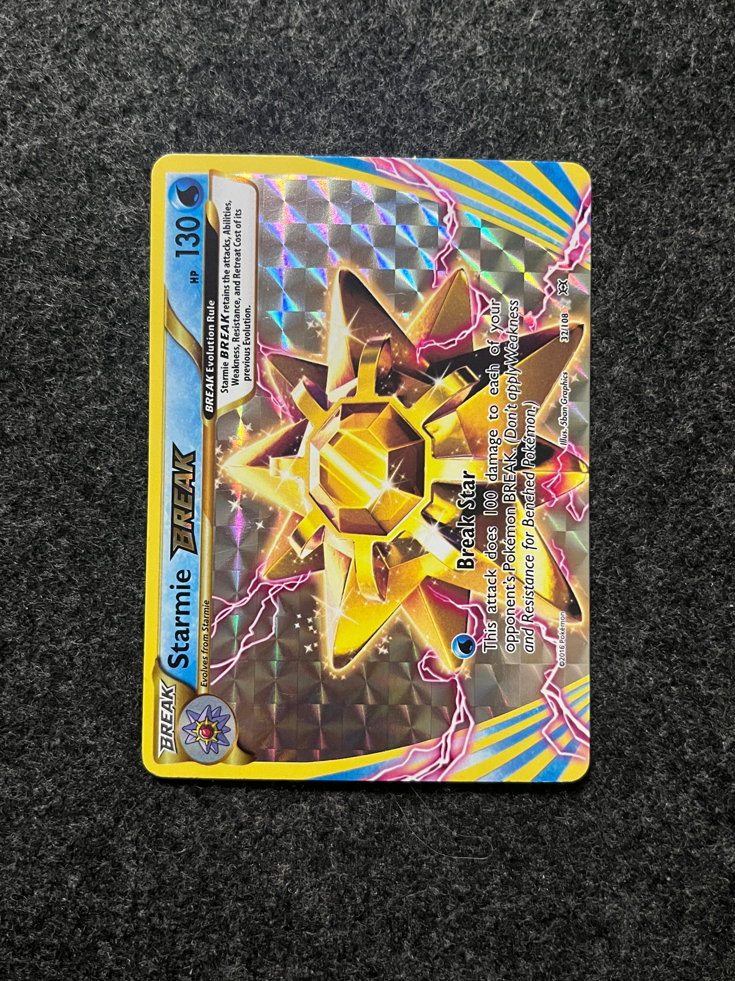 Carta De  Starmie BREAK 32/108 Evolutions ING