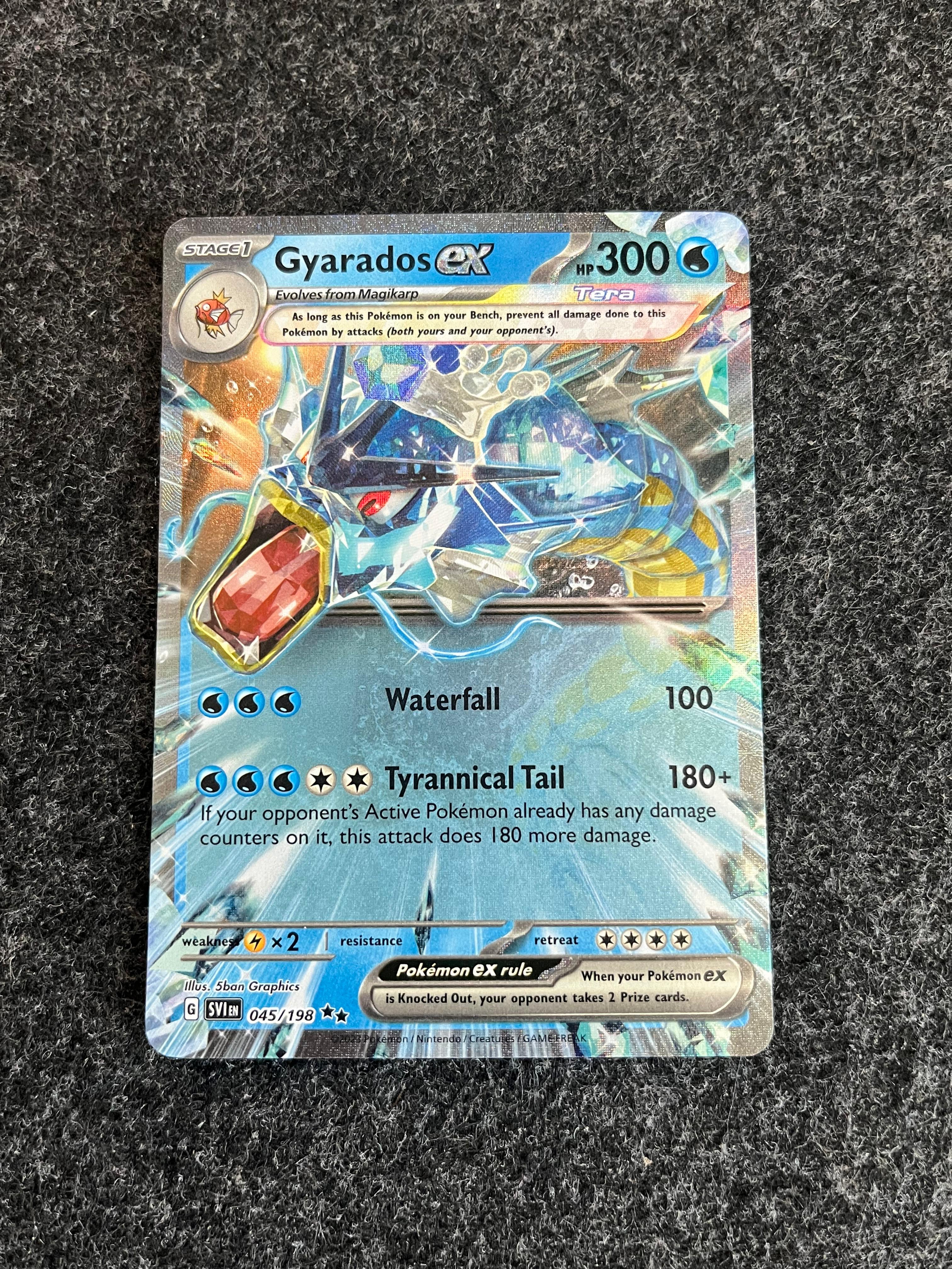 Carta De Gyarados ex 45/198 Scarlet & Violet ING