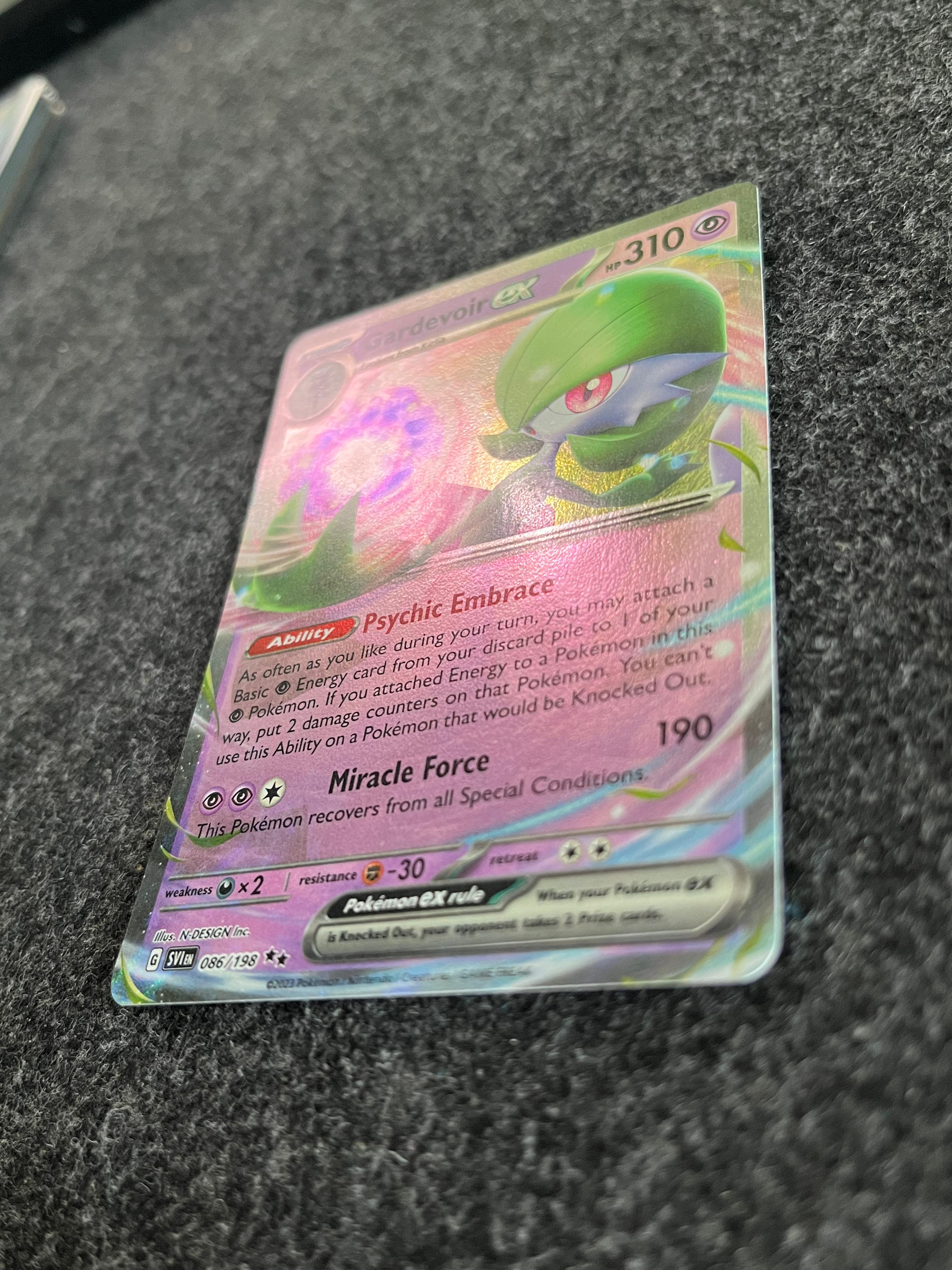Carta De Gardevoir ex 86/198 Scarlet & Violet ING