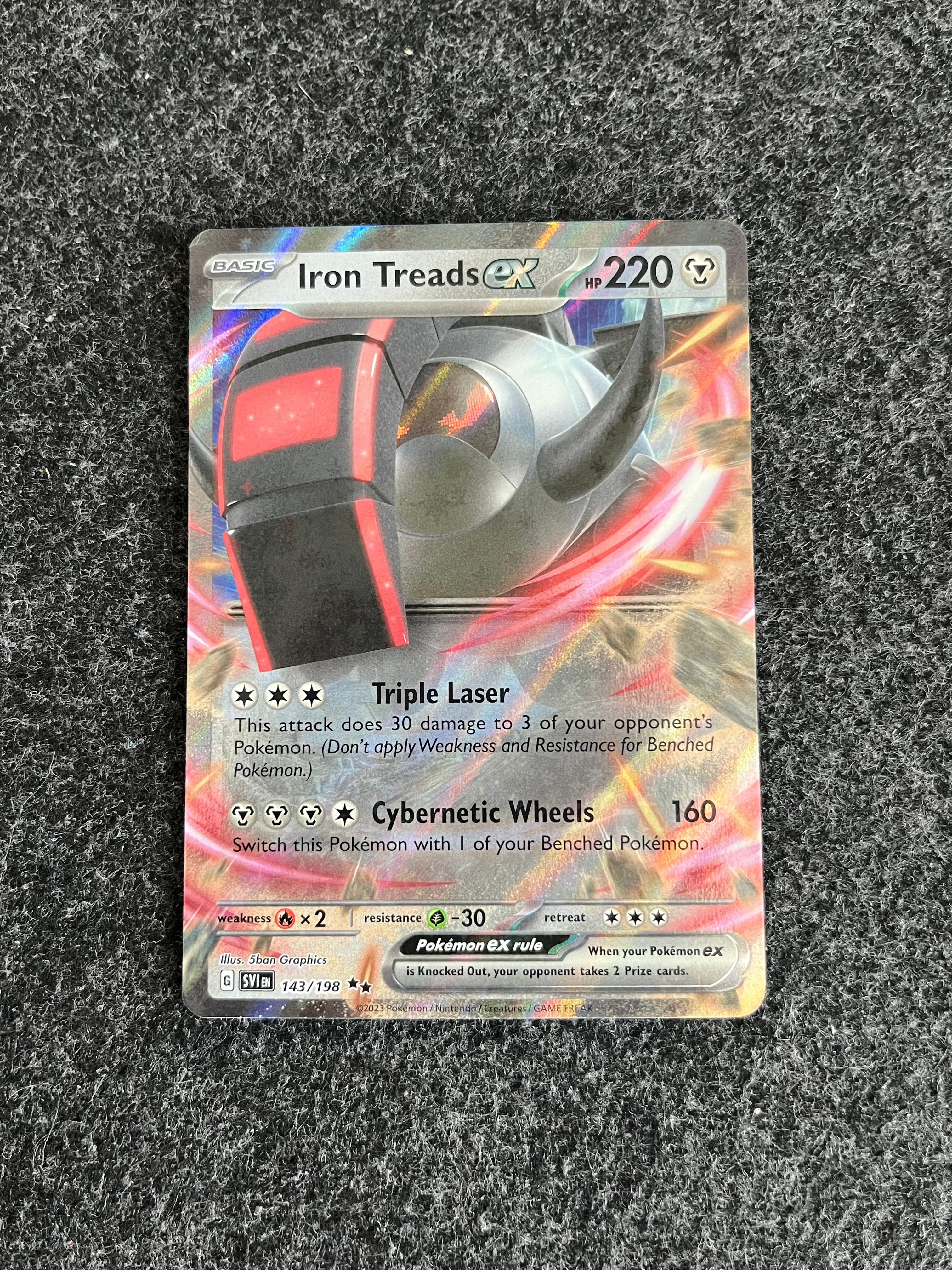 Carta De Iron Treads ex 143/198 Scarlet & Violet ING