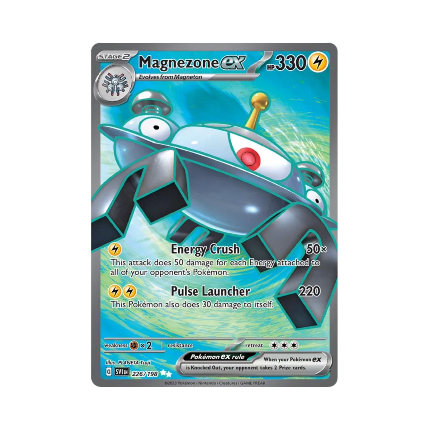 Carta De Magnezone ex 226/198 Scarlet & Violet ING