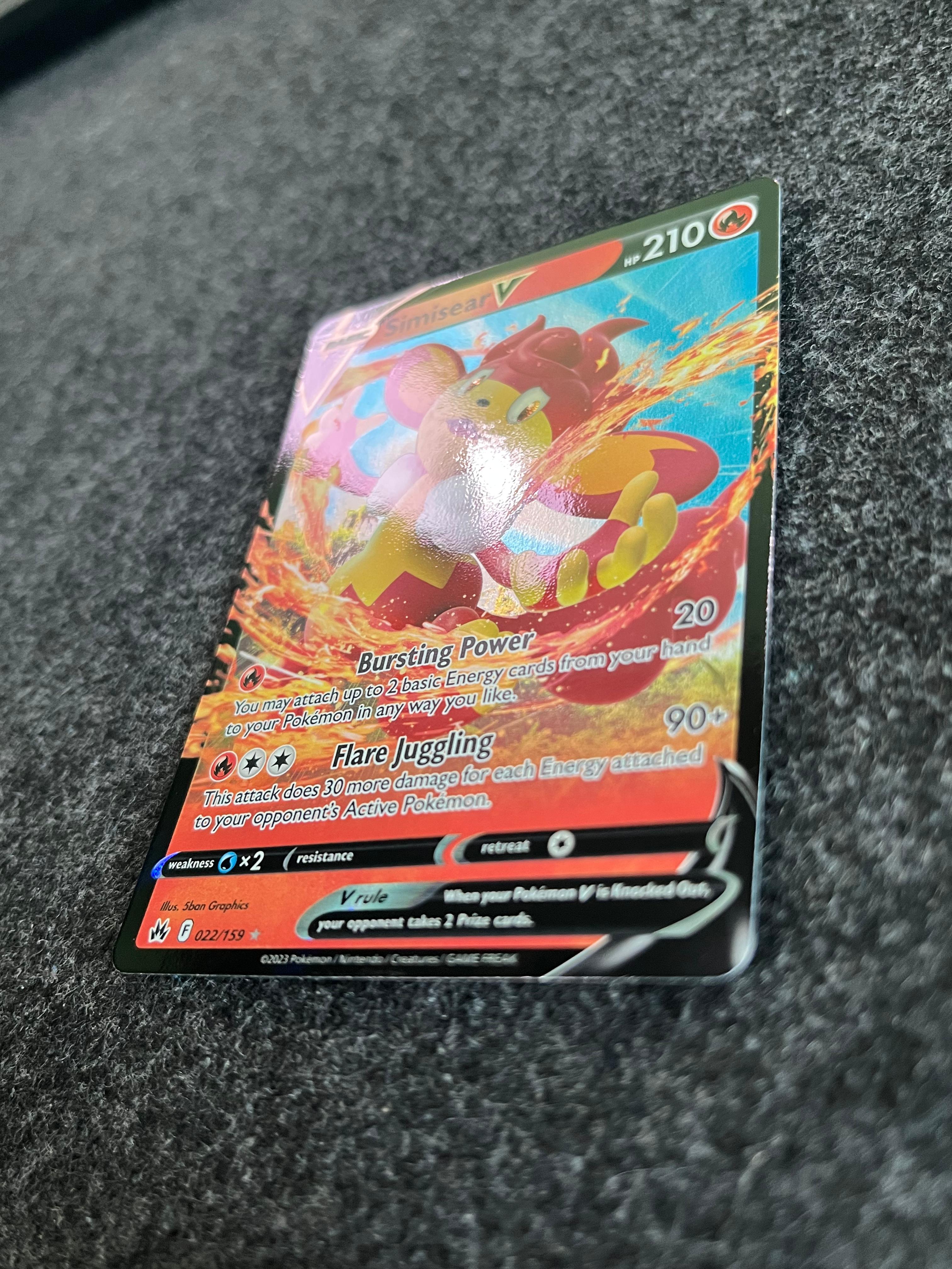 Carta De Simisear V 22/159 Crown Zenith ING