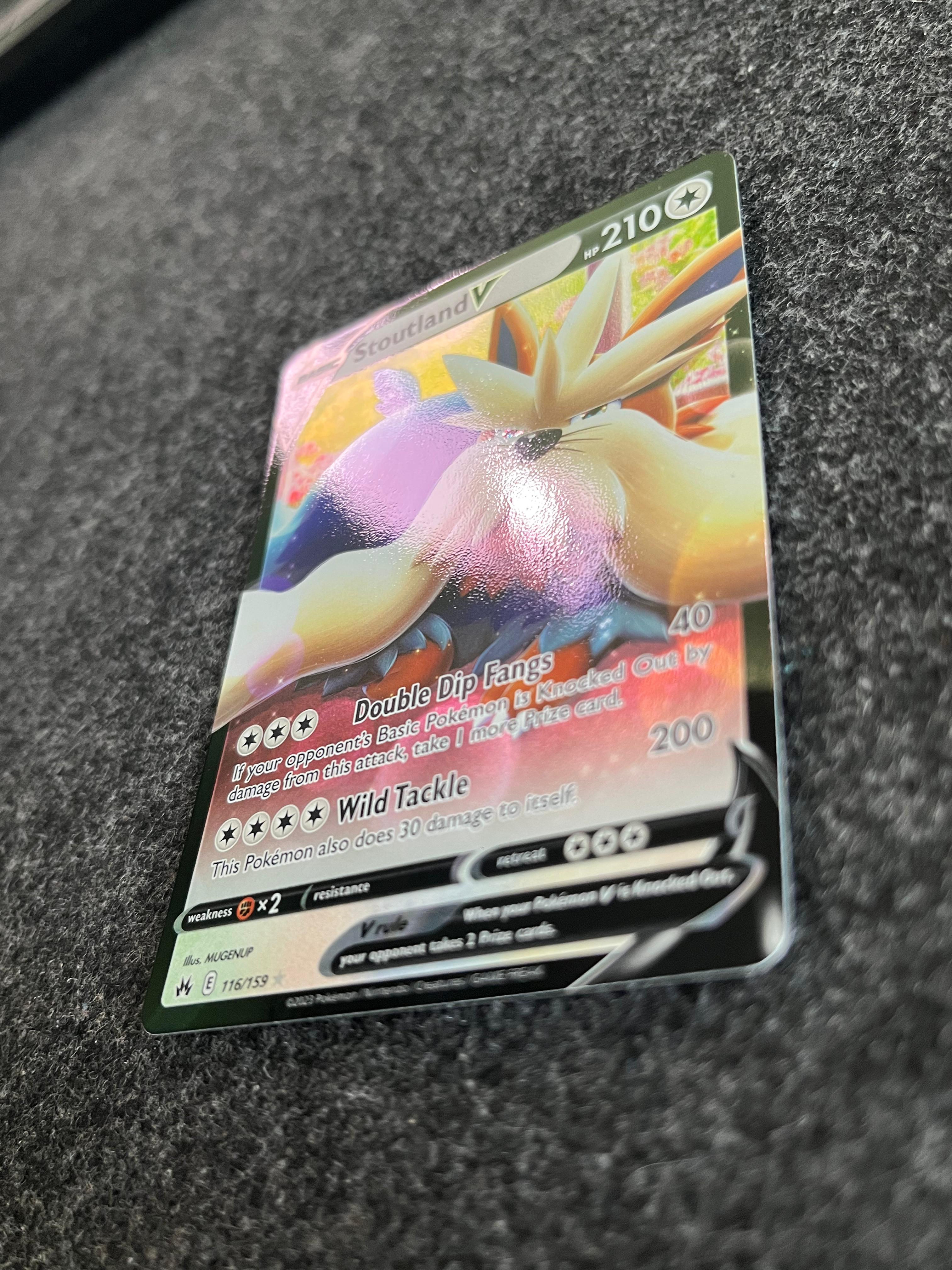 Carta De Stoutland V 116/159 Crown Zenith ING