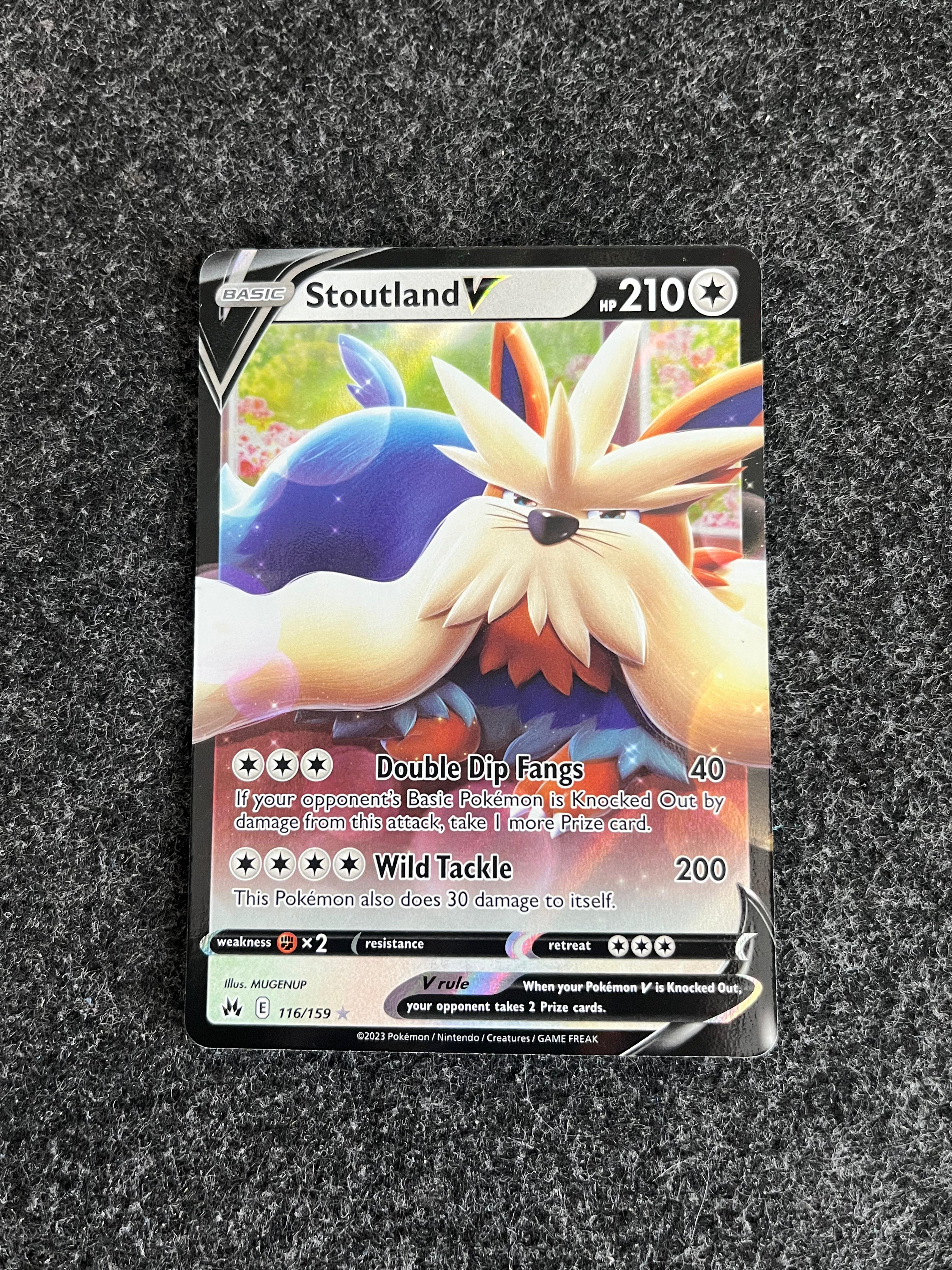 Carta De Stoutland V 116/159 Crown Zenith ING