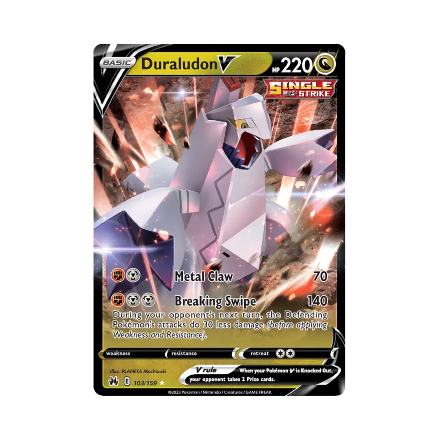Carta De Duraludon V 103/159 Crown Zenith ING