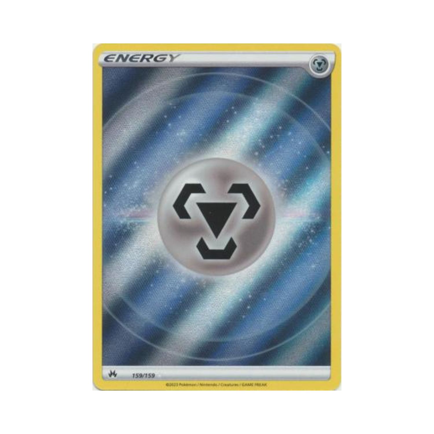 Carta De Metal Energy 159/159 Crown Zenith ING