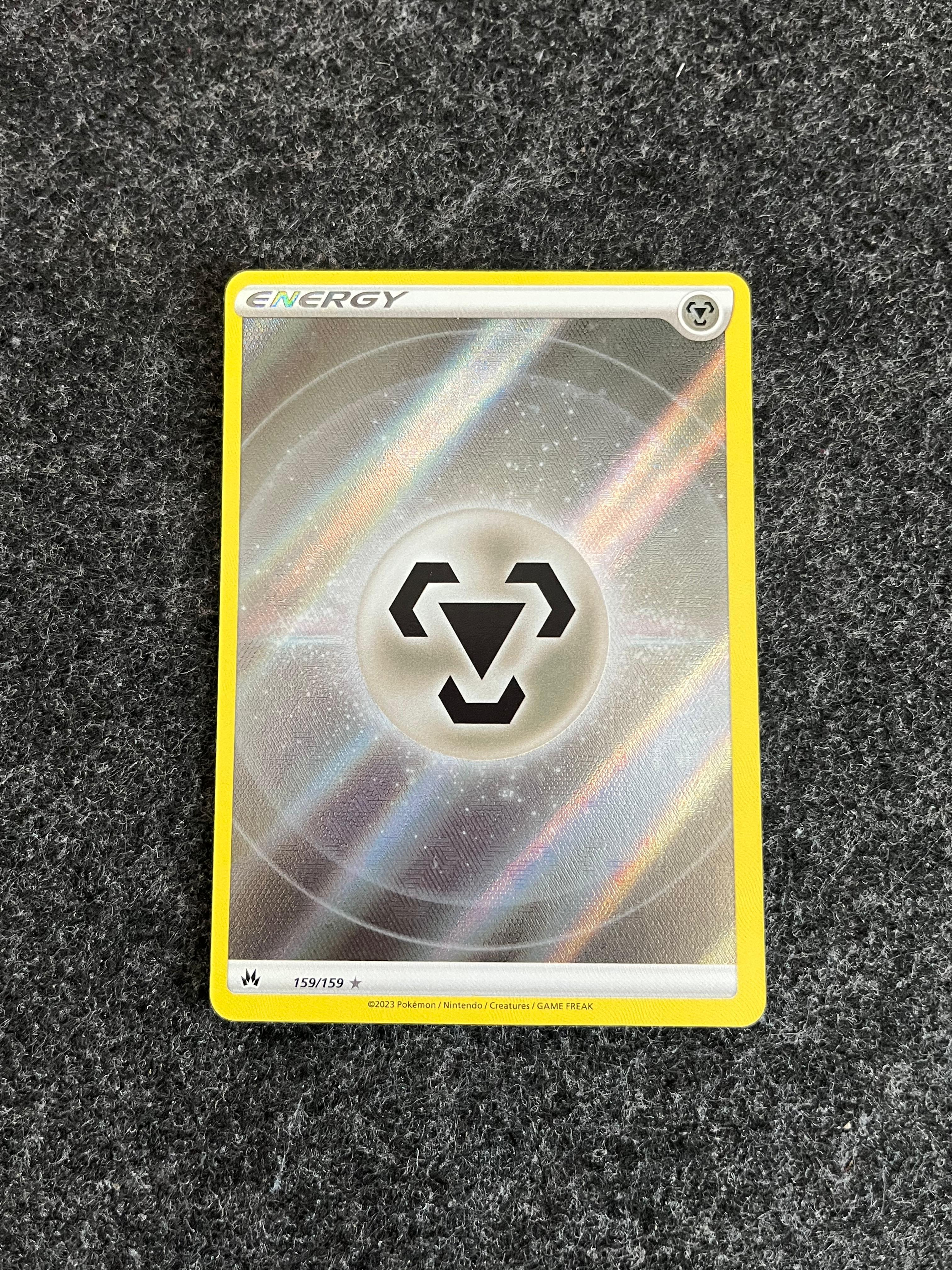 Carta De Metal Energy 159/159 Crown Zenith ING