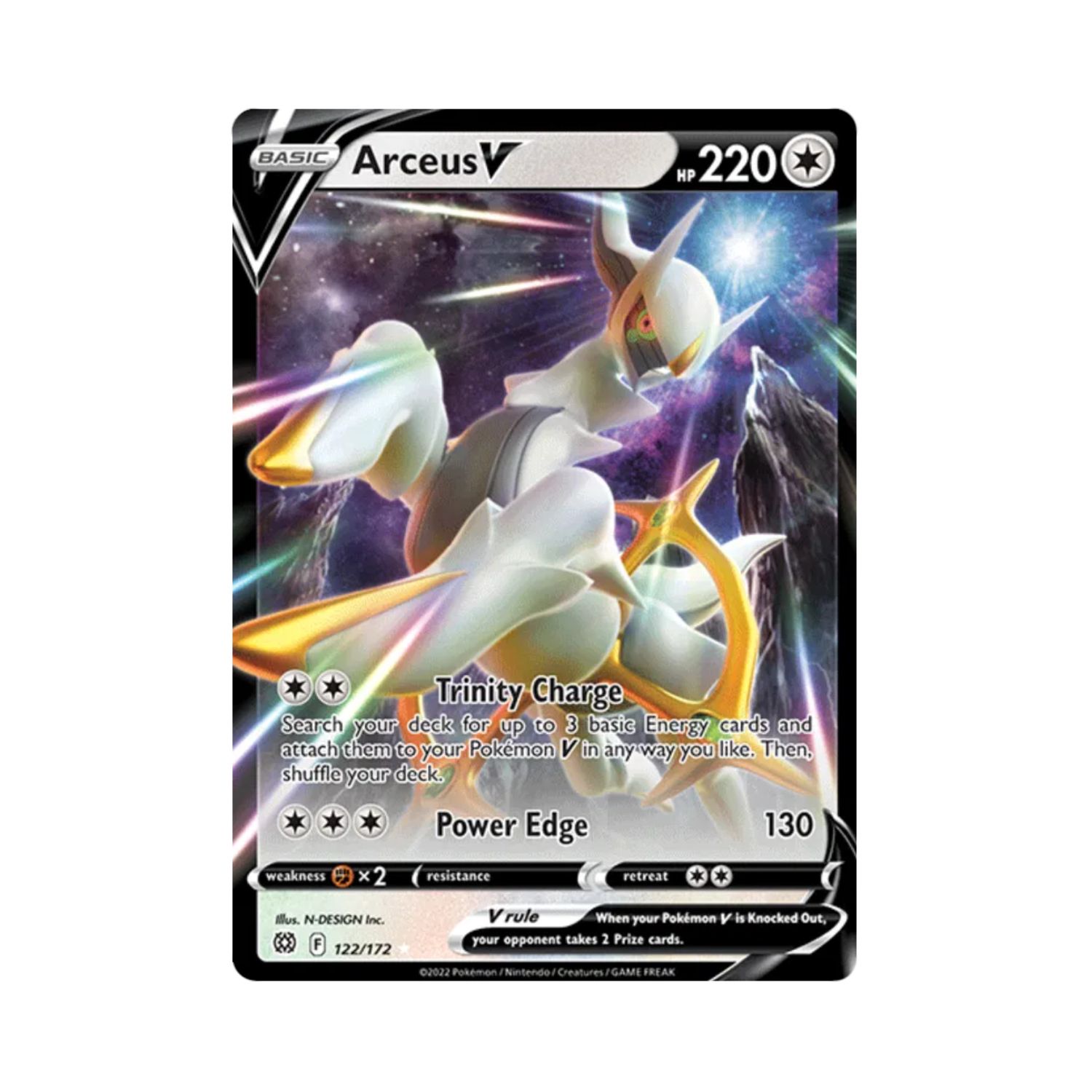 Carta De Arceus V 122/172 Brilliant Stars ING