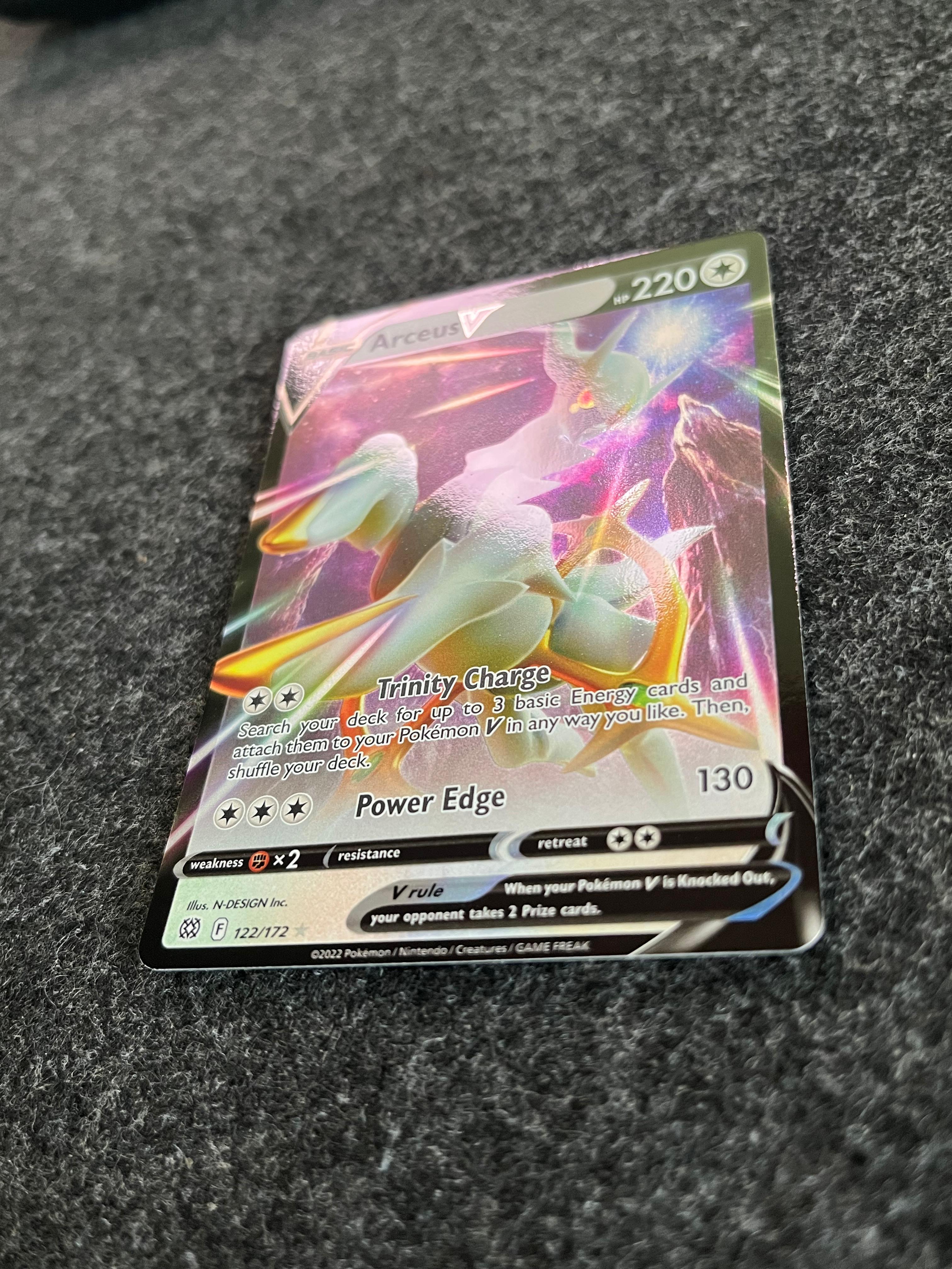 Carta De Arceus V 122/172 Brilliant Stars ING
