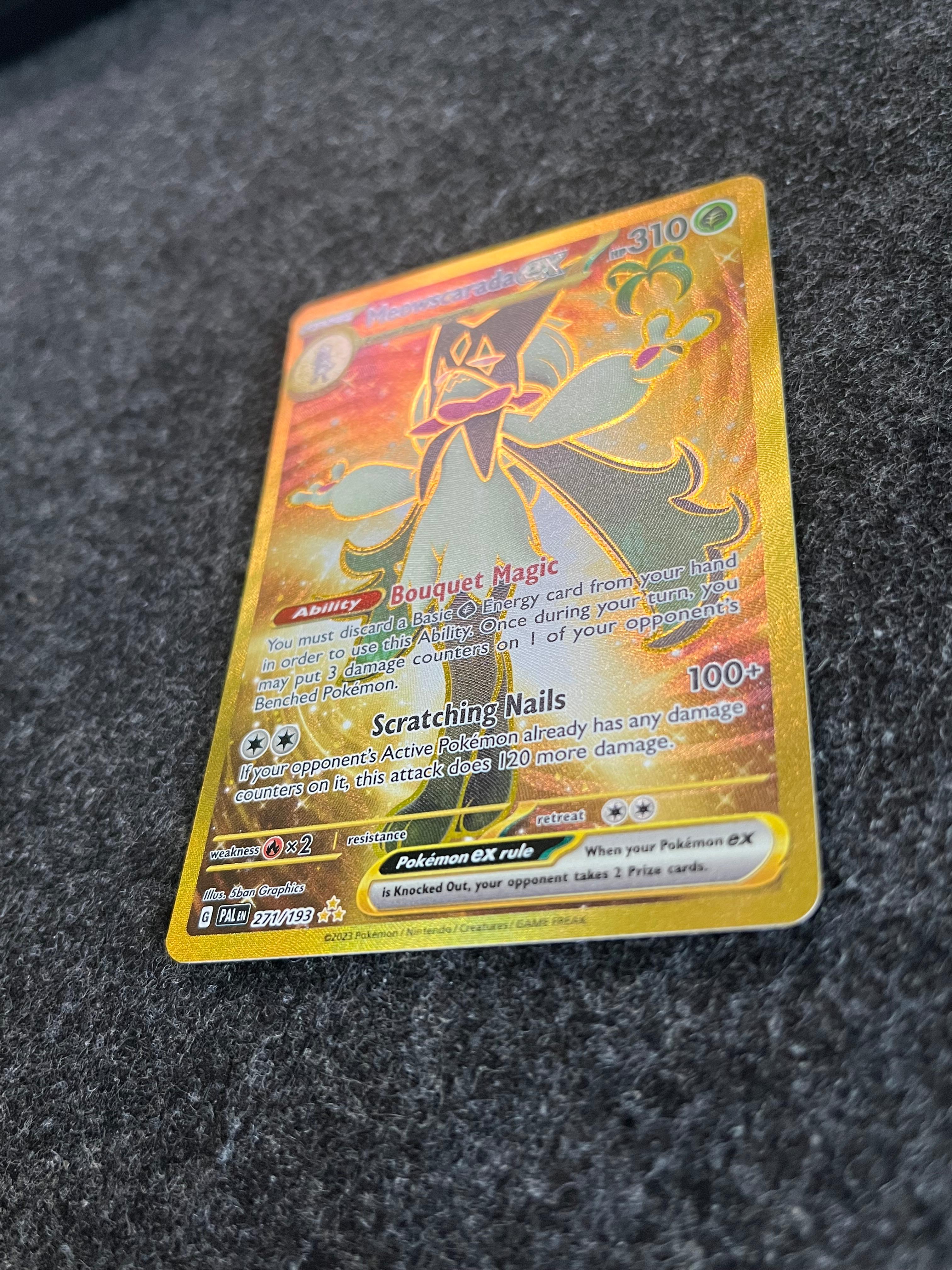 Carta De Meowscarada ex 271/193 Paldea Evolved ING