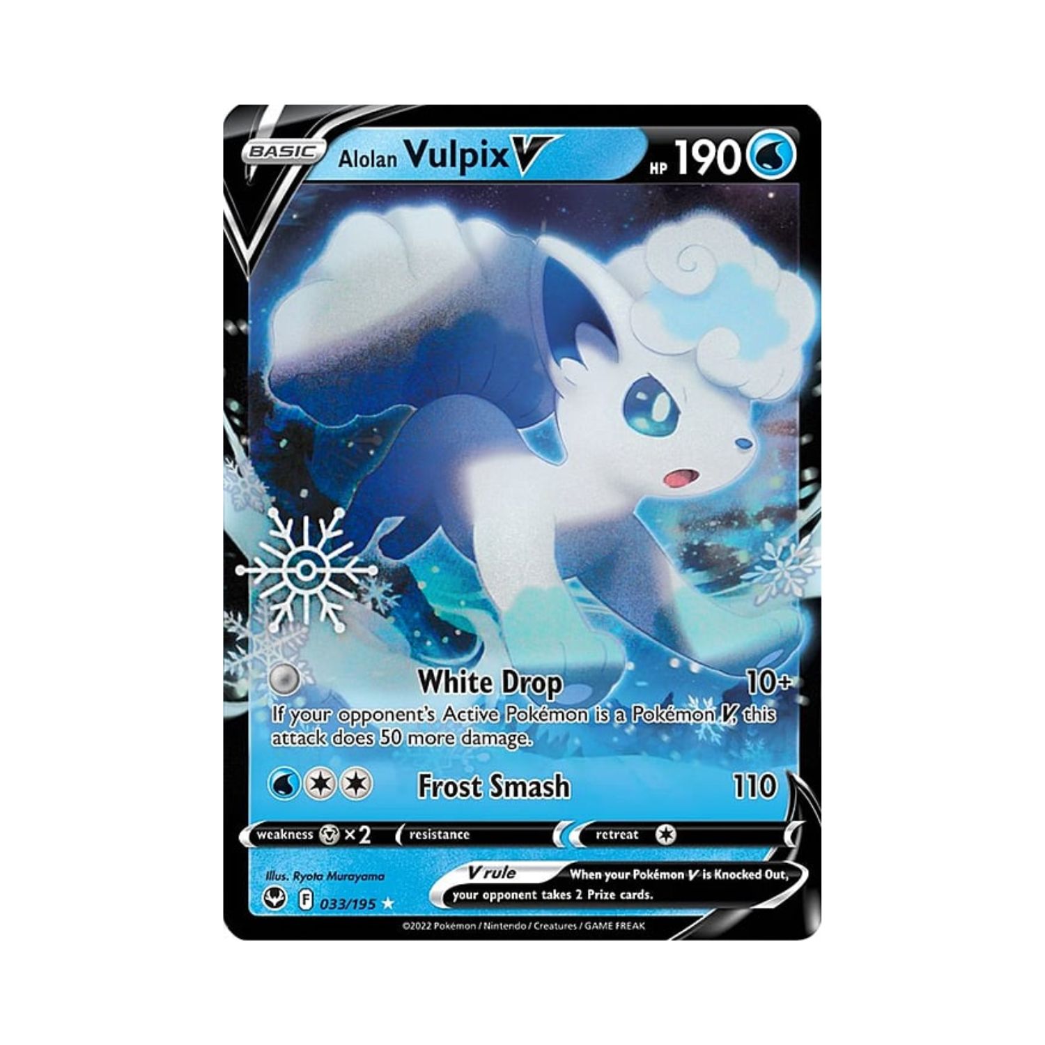 Carta De Alolan Vulpix V 33/195 Holiday Calendar ING