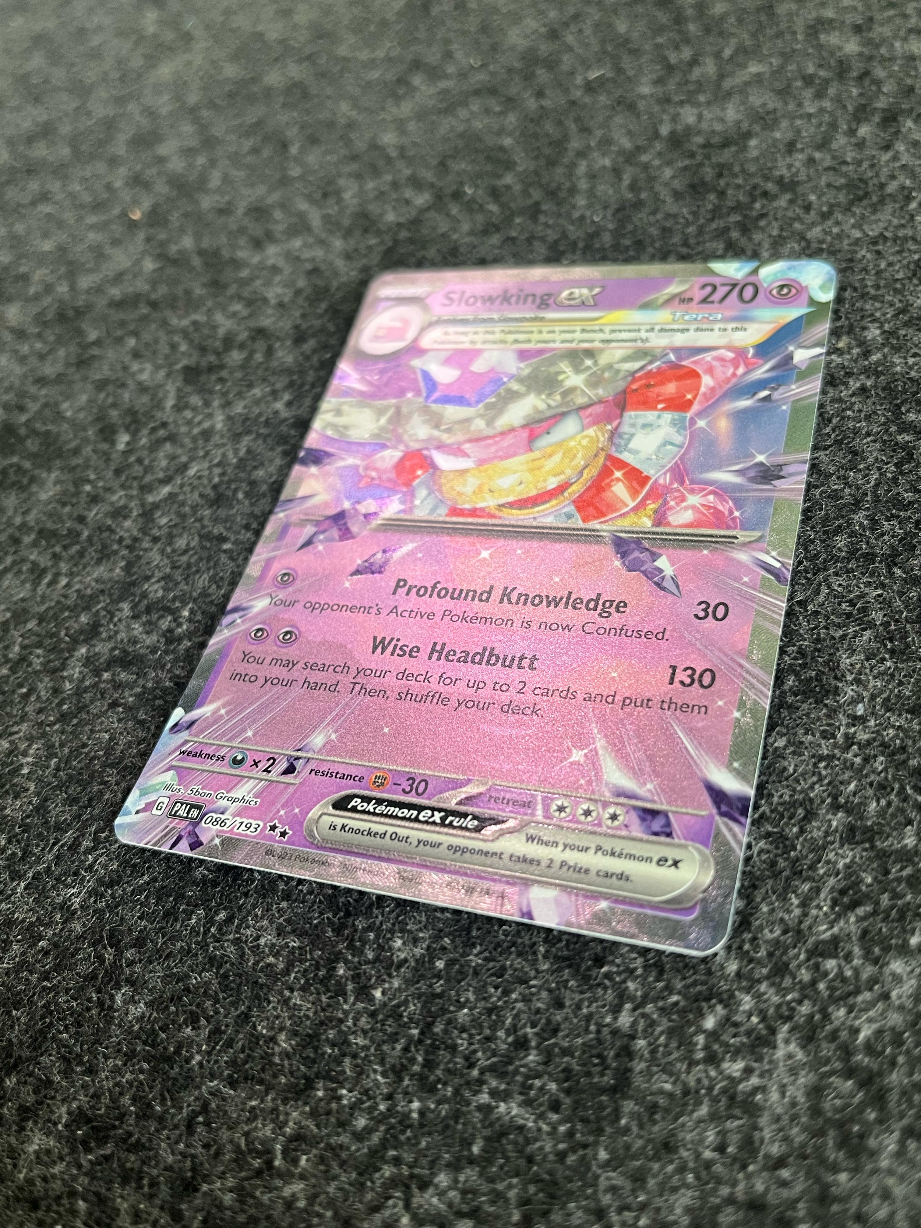 Carta De Slowking ex 86/193 Paldea Evolved ING