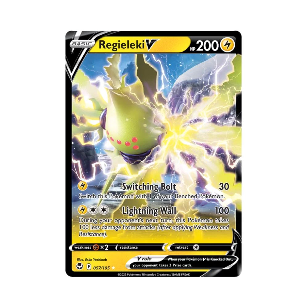 Carta De Regieleki V 57/195 Silver Tempest ING