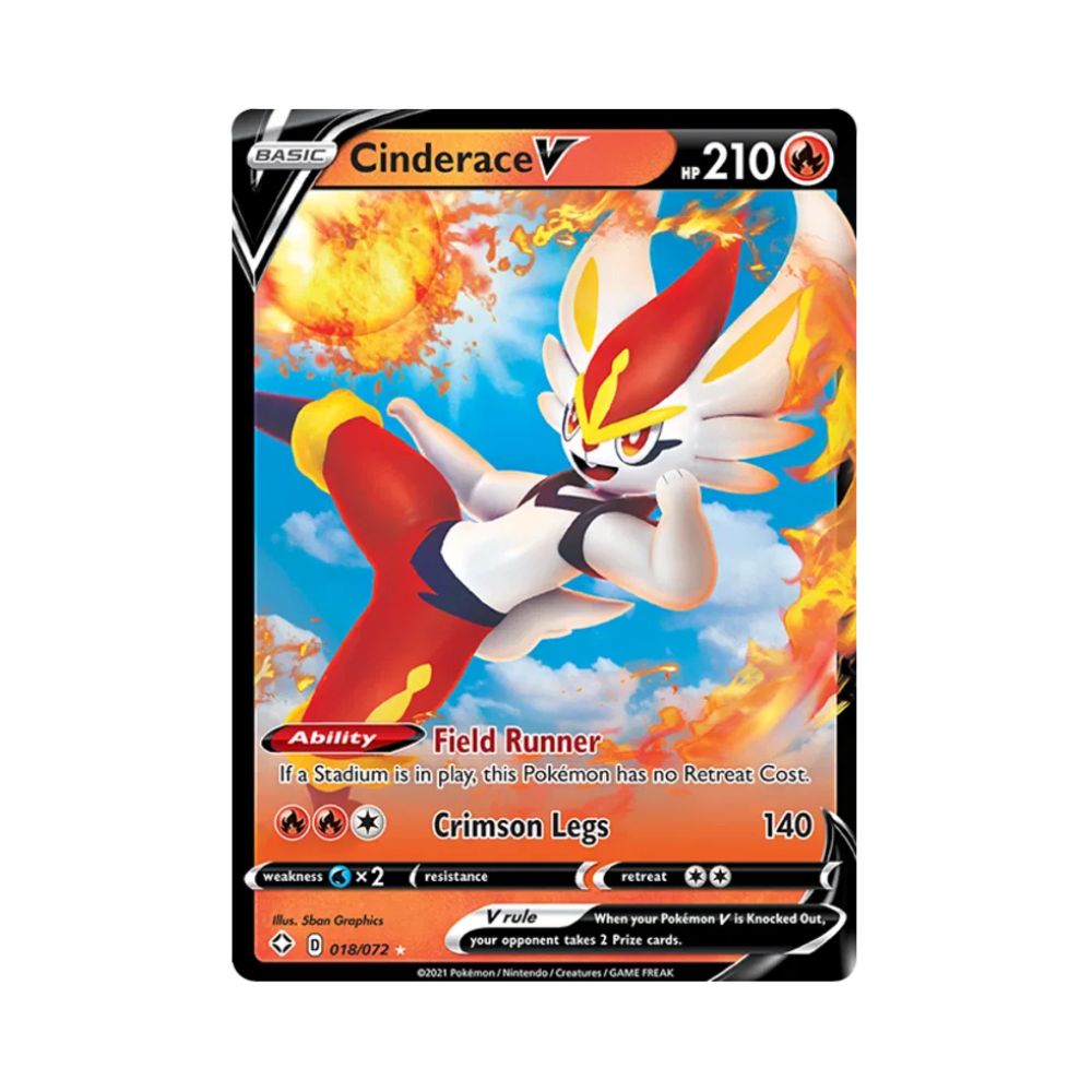 Carta De Cinderace V 18/72 Shining Fates ING