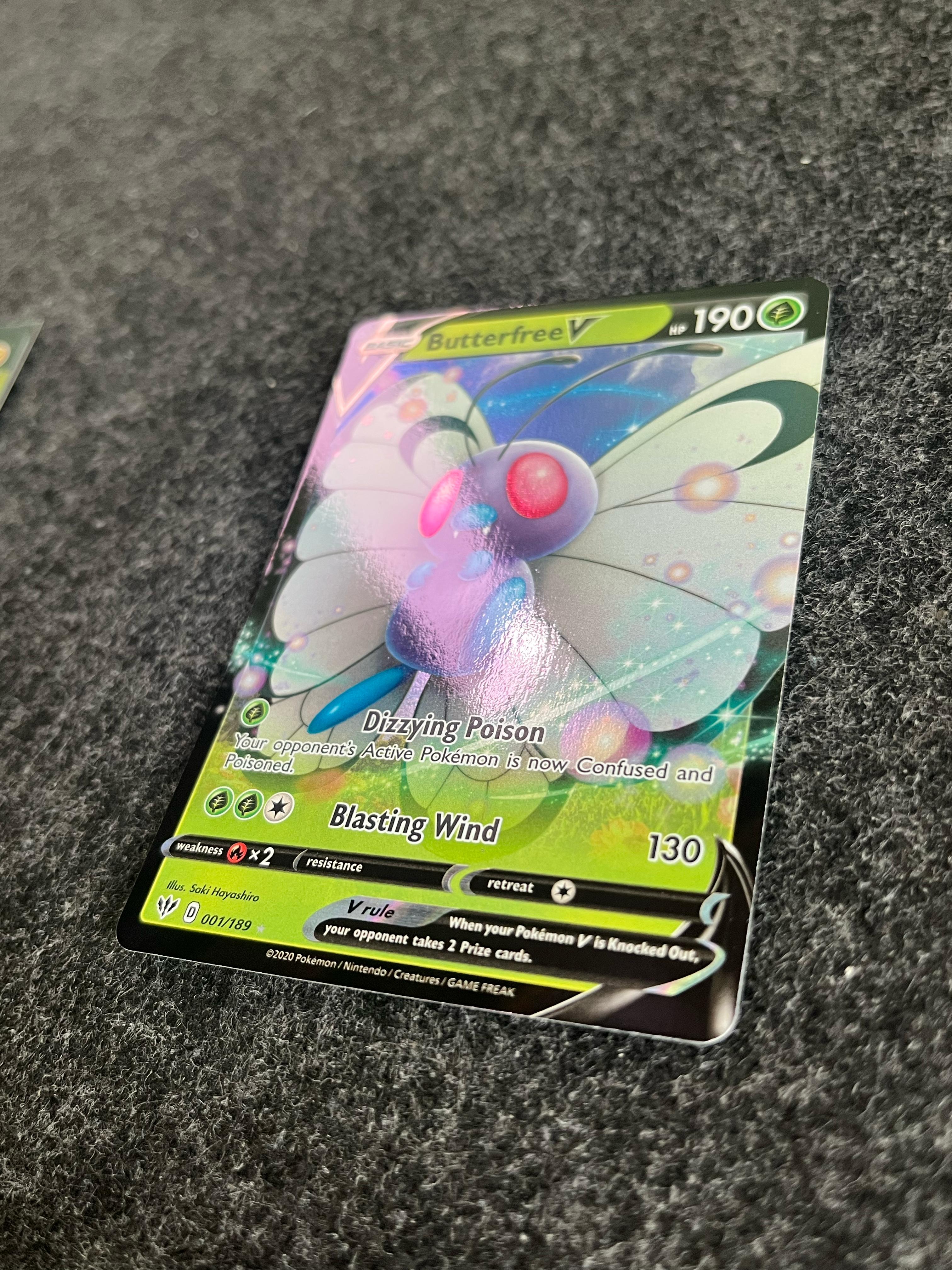 Carta De Butterfree V 1/189 Darkness Ablaze ING